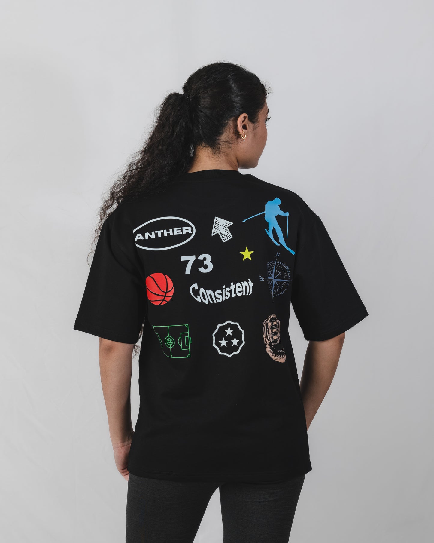 Three-star Play Oversized Tee
