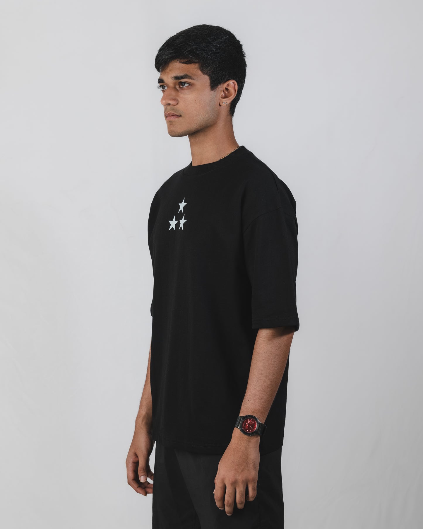 Three-star Play Oversized Tee
