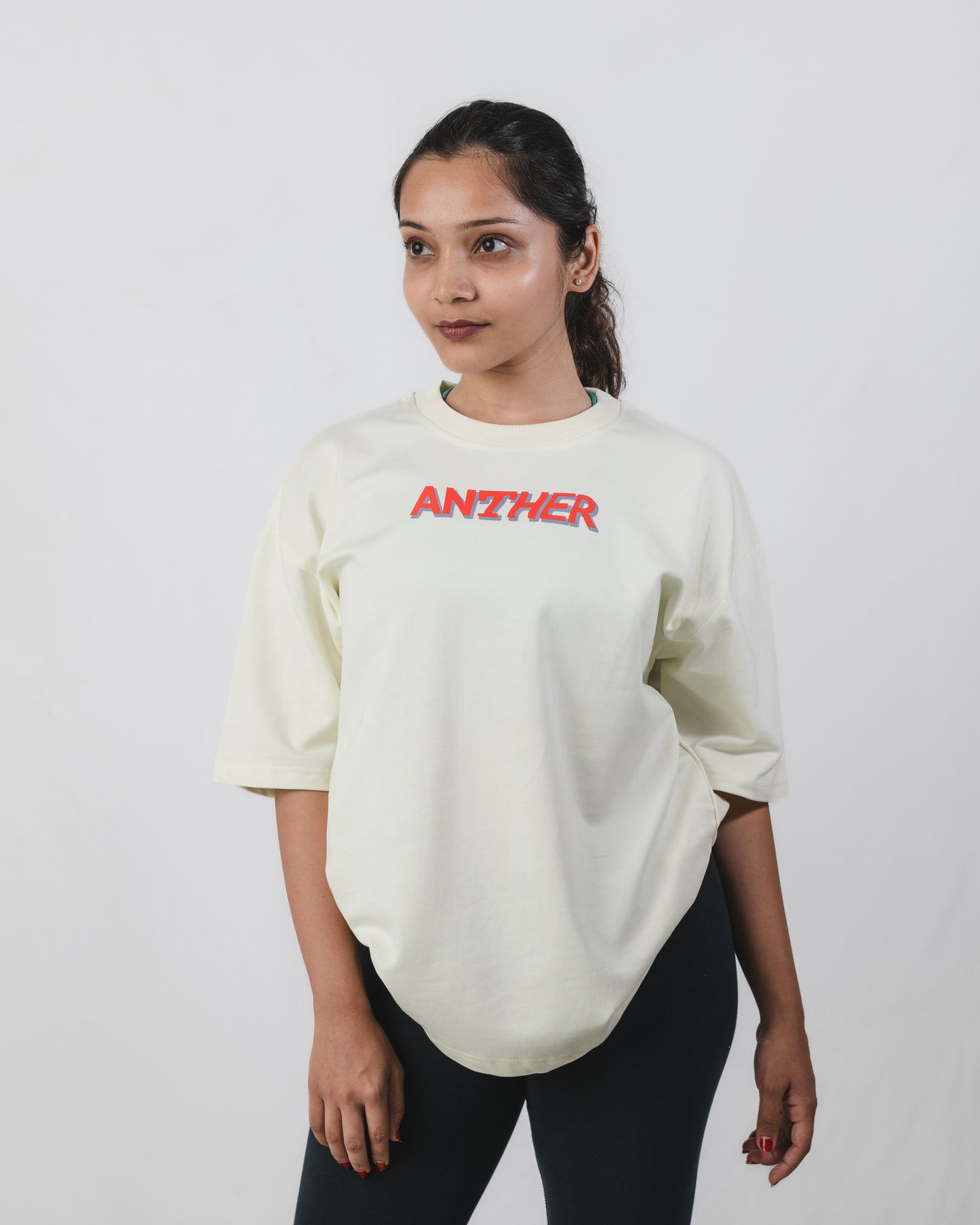 Wheely Skull Oversized Tee Off White