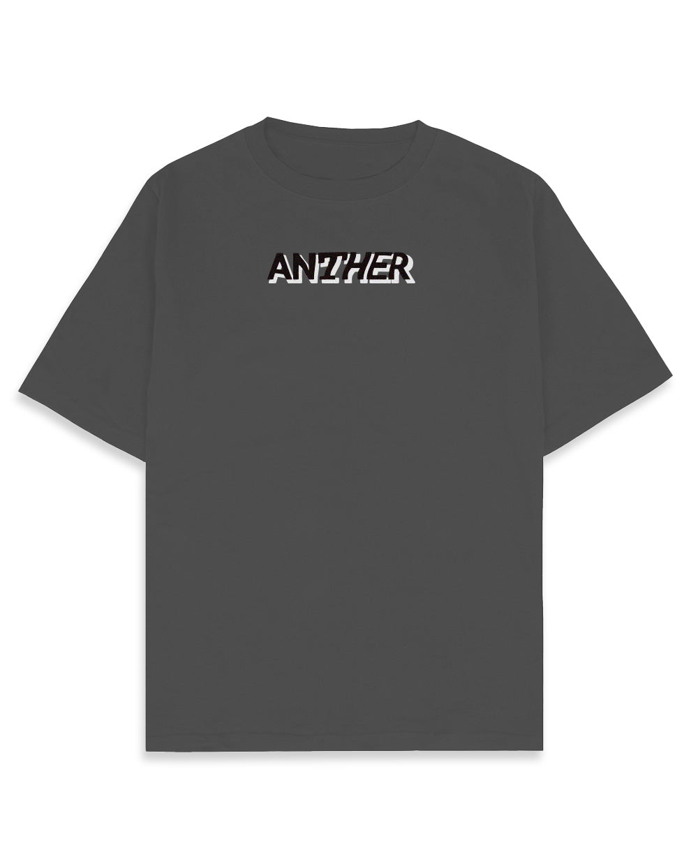 Wheely Skull Oversized Tee Steel Grey