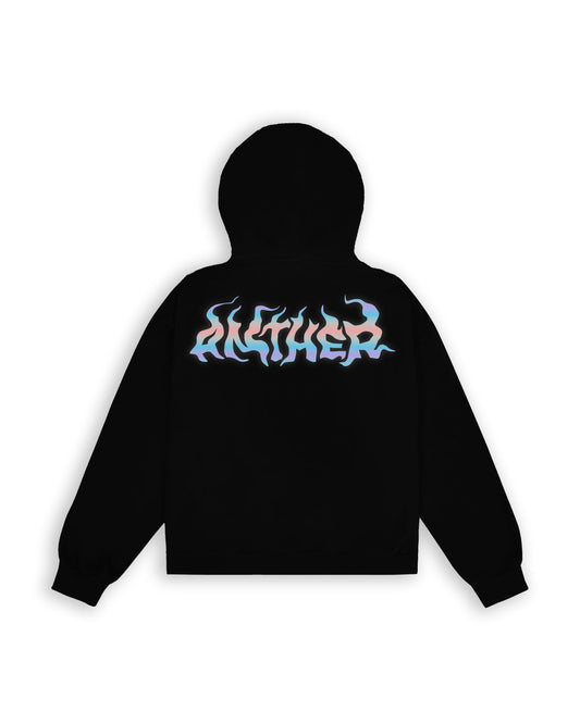 Anther Reflective Hoodie Black