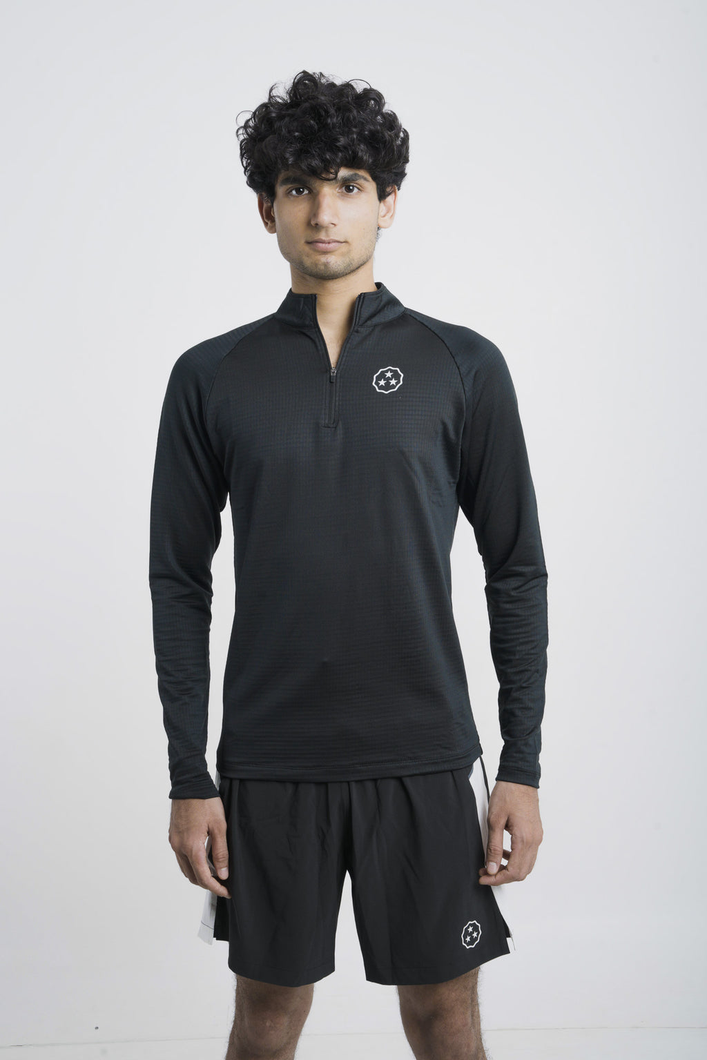 ANTHER Black Performance Pullover