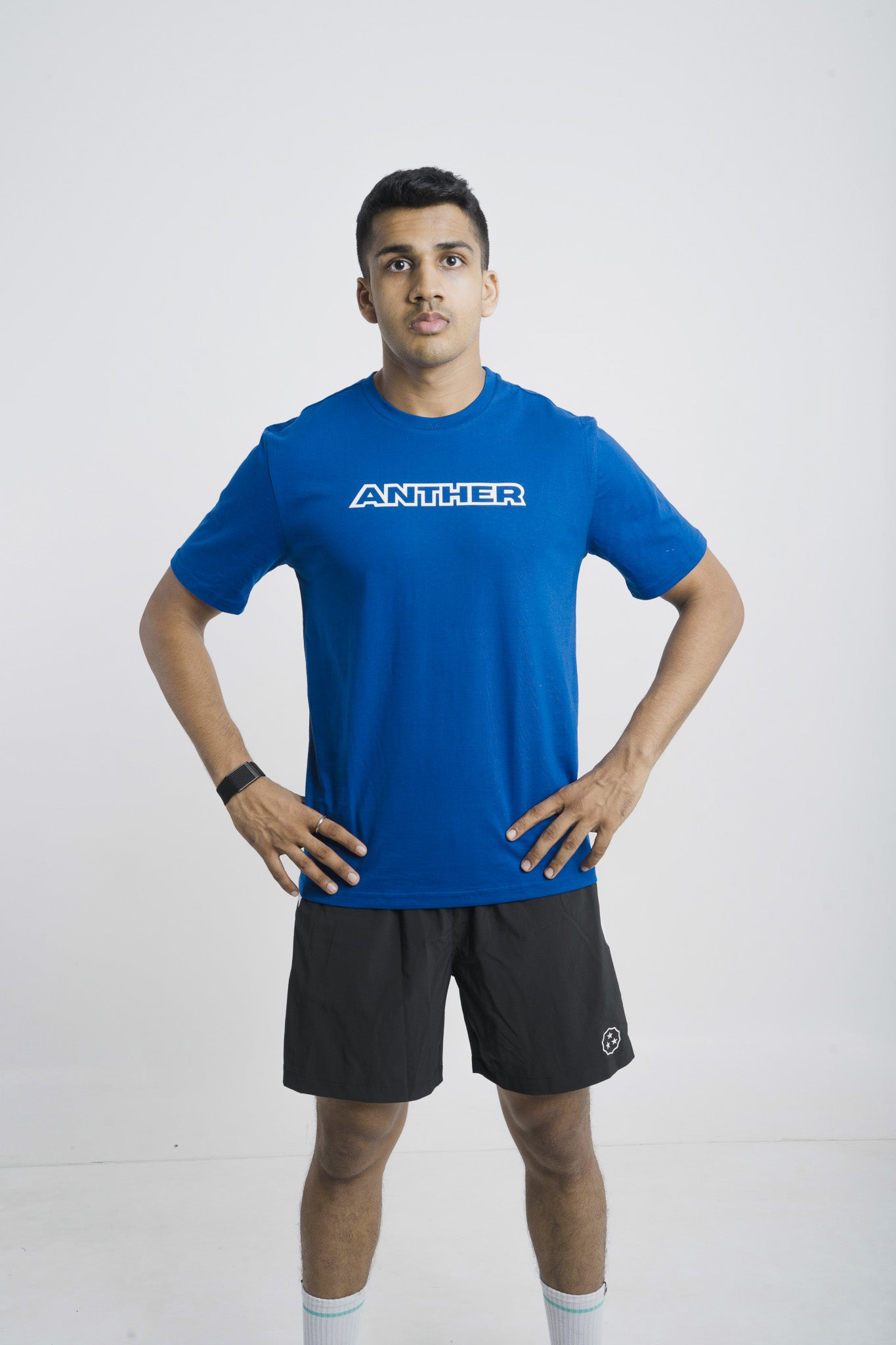 ANTHER Classic Round Neck T-shirt – Royal Blue