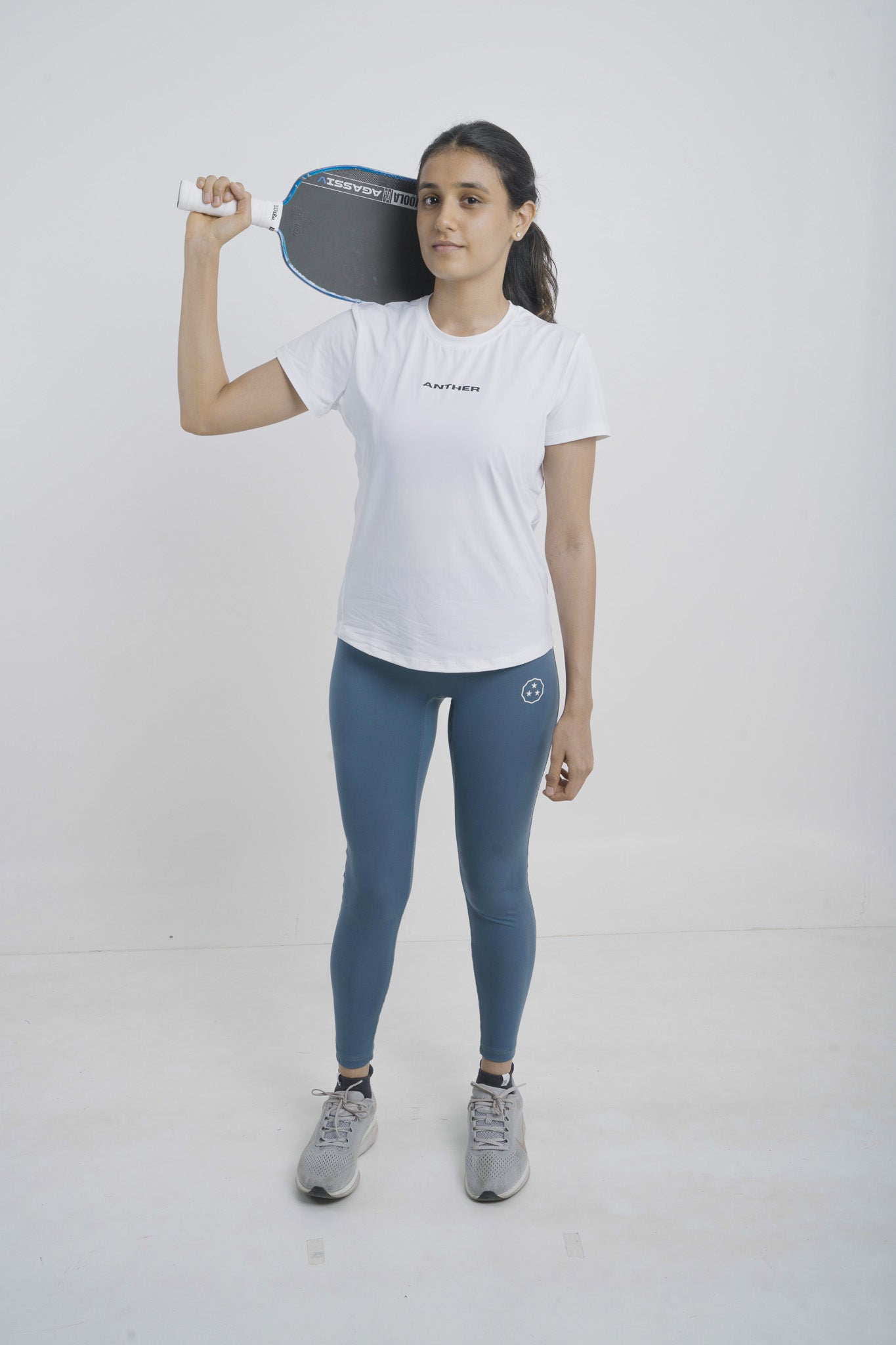 ANTHER White Short Sleeve Performance T-Shirt – Women's