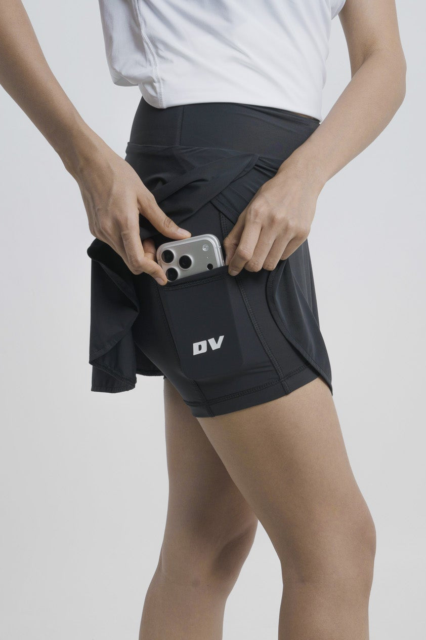 ANTHER Black Performance Skort – Women's